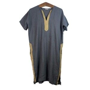 Nobonu Women’s Linen Tunic Boho Dress One Size